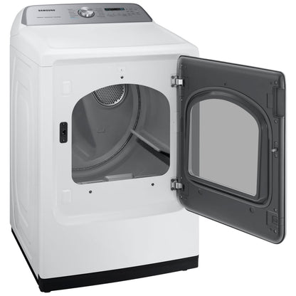 Samsung DVE52DG5505WAC Electric Dryer, 7.5 cu. ft. capacity, 12 dry cycles, steam clean, 5 temperature settings, Plastic Drum, Wifi Enabled, White colour