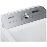 Samsung DVE52DG5505WAC Electric Dryer, 7.5 cu. ft. Dryer Capacity, 12 Dry Cycles, Steam Clean, 5 Temperature Settings, Vented, Wifi Enabled, White colour