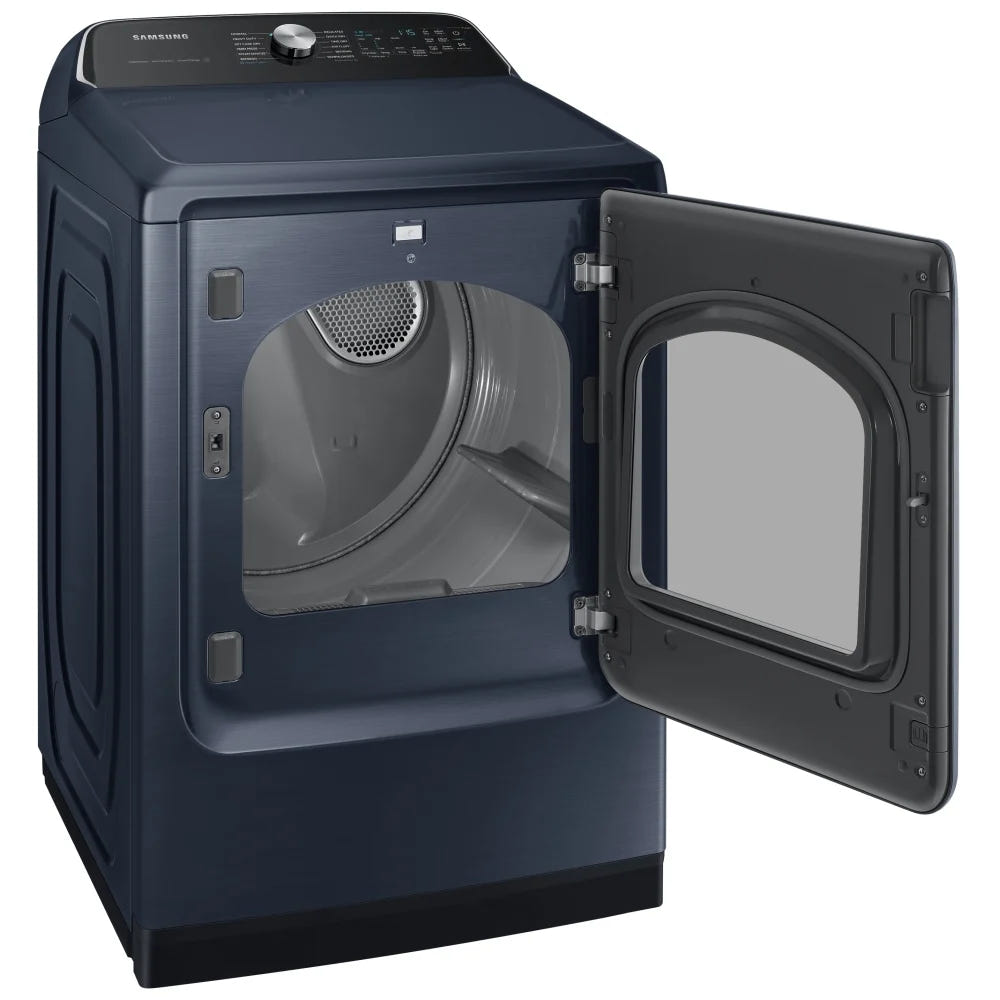 Samsung WA53CG7155ADA4 Top Load Washer, ENERGY STAR Certified, 6.1 cu. ft. Washer Capacity, 12 Wash Cycles, 5 Temperature Settings, 750 RPM Washer Spin Speed, Agitator, Wifi Enabled, Navy colour