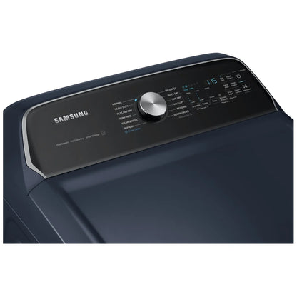 Samsung WA53CG7155ADA4 Top Load Washer, ENERGY STAR Certified, 6.1 cu. ft. Washer Capacity, 12 Wash Cycles, 5 Temperature Settings, 750 RPM Washer Spin Speed, Agitator, Wifi Enabled, Navy colour