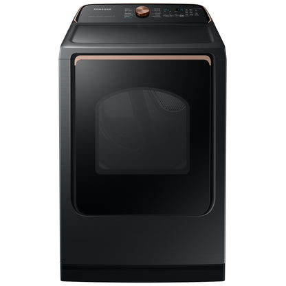 Samsung DVE54CG7550VAC Electric Dryer, 7.4 cu. ft. Dryer Capacity, Steam Clean, Steel Drum, Wifi Enabled, Black Stainless Steel colour Pet Care