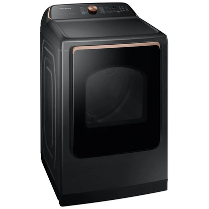 Samsung DVE54CG7550VAC Electric Dryer, 7.4 cu. ft. Dryer Capacity, Steam Clean, Steel Drum, Wifi Enabled, Black Stainless Steel colour Pet Care