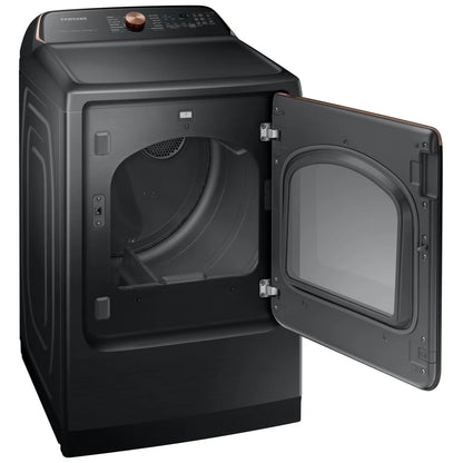 Samsung DVE54CG7550VAC Electric Dryer, 7.4 cu. ft. Dryer Capacity, Steam Clean, Steel Drum, Wifi Enabled, Black Stainless Steel colour Pet Care
