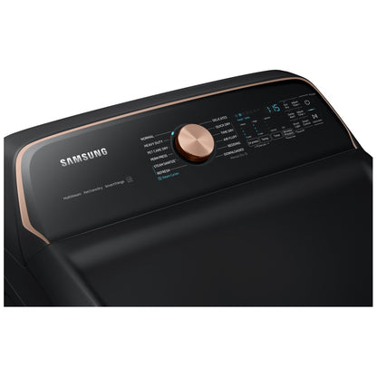 Samsung DVE54CG7550VAC Electric Dryer, 7.4 cu. ft. Dryer Capacity, Steam Clean, Steel Drum, Wifi Enabled, Black Stainless Steel colour Pet Care