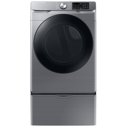 Samsung DVG45B6305P - 7.5 cu. ft. Gas Dryer with Steam Clean, 5 Temperature Settings, Stackable, Steel Drum, Wifi Enabled, Grey Colour