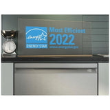 Samsung DW80B6060US - DW80B6060US/AC Dishwasher, 24 inch Exterior Width, 44 dB Decibel Level, Fully Integrated, Stainless Interior, 7 Wash Cycles, 15 Capacity (Place Settings), 3 Loading Racks, Wifi Enabled, Stainless Steel colour