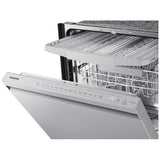 Samsung DW80B6060US - DW80B6060US/AC Dishwasher, 24 inch Exterior Width, 44 dB Decibel Level, Fully Integrated, Stainless Interior, 7 Wash Cycles, 15 Capacity (Place Settings), 3 Loading Racks, Wifi Enabled, Stainless Steel colour StormWash+