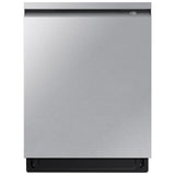 Samsung DW80B6060US - DW80B6060US/AC Dishwasher, 24 inch Exterior Width, 44 dB Decibel Level, Fully Integrated, Stainless Interior, 7 Wash Cycles, 15 Capacity (Place Settings), 3 Loading Racks, Wifi Enabled, Stainless Steel colour