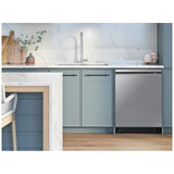 Samsung DW80B6060US - DW80B6060US/AC Dishwasher, 24 inch Exterior Width, 44 dB Decibel Level, Fully Integrated, Stainless Interior, 7 Wash Cycles, 15 Capacity (Place Settings), 3 Loading Racks, Wifi Enabled, Stainless Steel colour