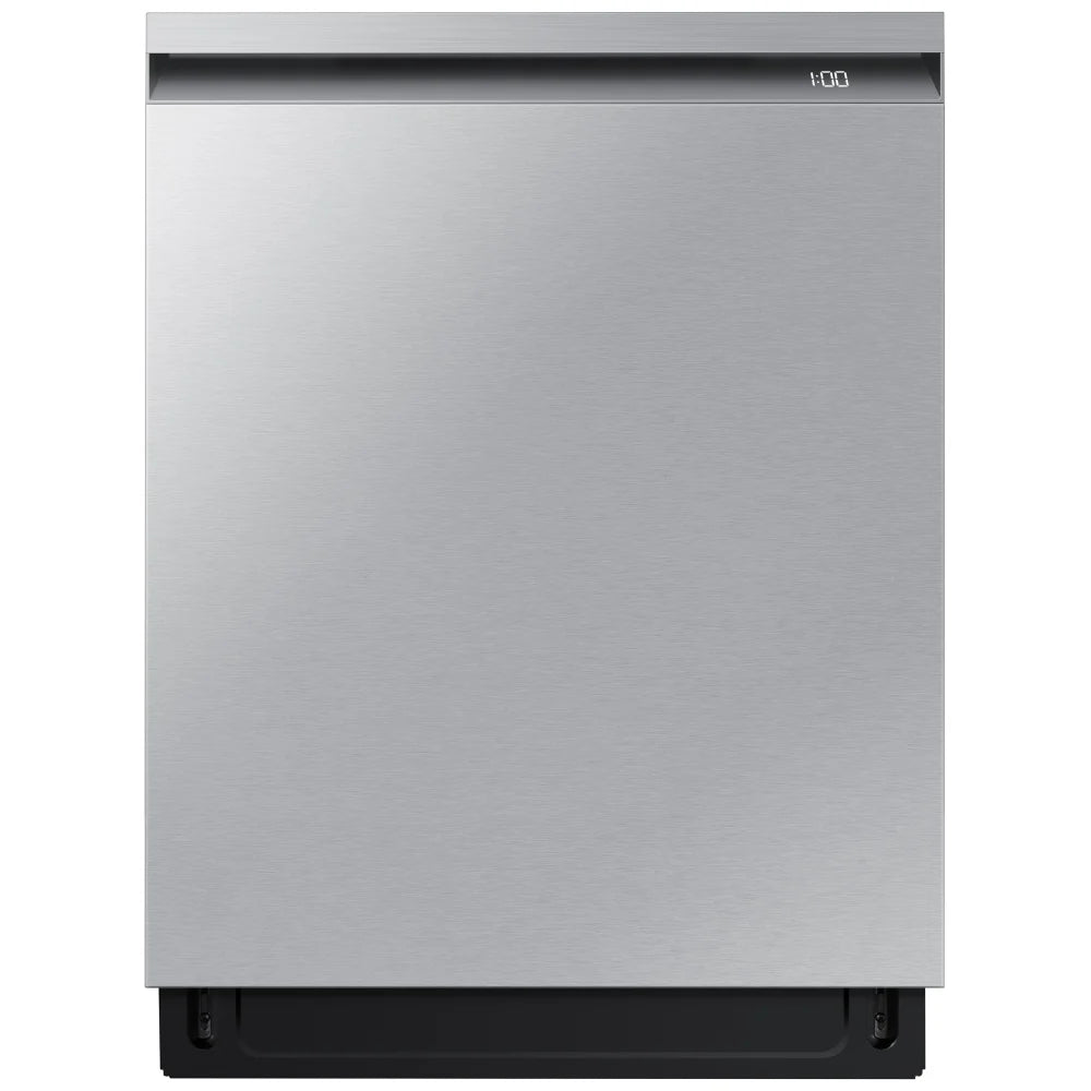 Samsung DW80B6060US - DW80B6060US/AC Dishwasher, 24 inch Exterior Width, 44 dB Decibel Level, Fully Integrated, Stainless Interior, 7 Wash Cycles, 15 Capacity (Place Settings), 3 Loading Racks, Wifi Enabled, Stainless Steel colour StormWash+