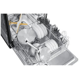 Samsung DW80B6060US - DW80B6060US/AC Dishwasher, 24 inch Exterior Width, 44 dB Decibel Level, Fully Integrated, Stainless Interior, 7 Wash Cycles, 15 Capacity (Place Settings), 3 Loading Racks, Wifi Enabled, Stainless Steel colour StormWash+