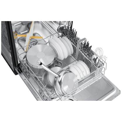 Samsung DW80B6060US - DW80B6060US/AC Dishwasher, 24 inch Exterior Width, 44 dB Decibel Level, Fully Integrated, Stainless Steel (Interior), 7 Wash Cycles, 15 Capacity (Place Settings), Wifi Enabled