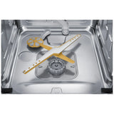 Samsung DW80B6060US - DW80B6060US/AC Dishwasher, 24 inch Exterior Width, 44 dB Decibel Level, Fully Integrated, Stainless Interior, 7 Wash Cycles, 15 Capacity (Place Settings), 3 Loading Racks, Wifi Enabled, Stainless Steel colour StormWash+