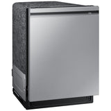 Samsung DW80B6060US - DW80B6060US/AC Dishwasher, 24 inch Exterior Width, 44 dB Decibel Level, Fully Integrated, Stainless Interior, 7 Wash Cycles, 15 Capacity (Place Settings), 3 Loading Racks, Wifi Enabled, Stainless Steel colour