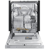 Samsung DW80B6060US - DW80B6060US/AC Dishwasher, 24 inch Exterior Width, 44 dB Decibel Level, Fully Integrated, Stainless Interior, 7 Wash Cycles, 15 Capacity (Place Settings), 3 Loading Racks, Wifi Enabled, Stainless Steel colour