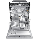 Samsung DW80B6060US - DW80B6060US/AC Dishwasher, 24 inch Exterior Width, 44 dB Decibel Level, Fully Integrated, Stainless Interior, 7 Wash Cycles, 15 Capacity (Place Settings), 3 Loading Racks, Wifi Enabled, Stainless Steel colour StormWash+