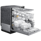 Samsung DW80B6060US - DW80B6060US/AC Dishwasher, 24 inch Exterior Width, 44 dB Decibel Level, Fully Integrated, Stainless Interior, 7 Wash Cycles, 15 Capacity (Place Settings), 3 Loading Racks, Wifi Enabled, Stainless Steel colour StormWash+