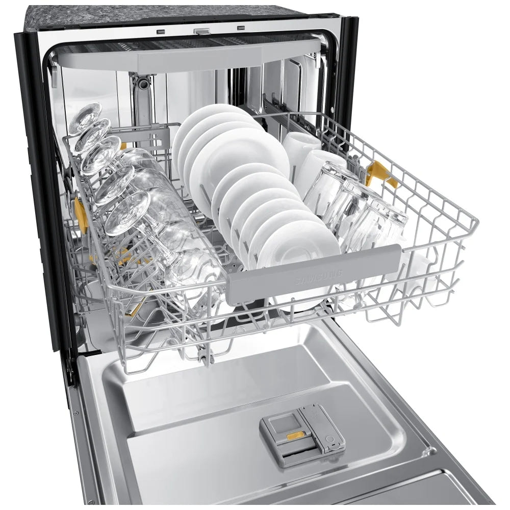 Samsung Bespoke DW80B7070AP - DW80B7070AP/AC Dishwasher, 24 inch Exterior Width, 42 dB Decibel Level, Fully Integrated, Stainless Steel (Interior), Custom Panel Ready, 7 Wash Cycles, 15 Capacity (Place Settings), Wifi Enabled
