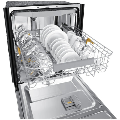 Samsung Bespoke DW80B7070AP - DW80B7070AP/AC Dishwasher, 24 inch Exterior Width, 42 dB Decibel Level, Fully Integrated, Stainless Steel (Interior), Custom Panel Ready, 7 Wash Cycles, 15 Capacity (Place Settings), Wifi Enabled
