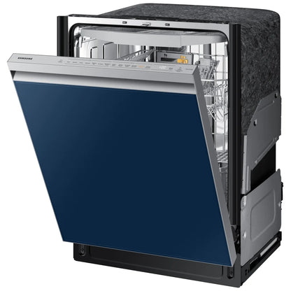 Samsung Bespoke DW80B7070AP - DW80B7070AP/AC Dishwasher, 24 inch Exterior Width, 42 dB Decibel Level, Fully Integrated, Stainless Steel (Interior), Custom Panel Ready, 7 Wash Cycles, 15 Capacity (Place Settings), Wifi Enabled