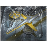 Samsung Bespoke DW80B7070US - DW80B7070US/AC Dishwasher, 24 inch Exterior Width, 42 dB Decibel Level, Fully Integrated, Stainless Interior, 7 Wash Cycles, 15 Capacity (Place Settings), 3 Loading Racks, Wifi Enabled, Stainless Steel colour