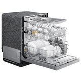 Samsung Bespoke DW80B7070US - DW80B7070US/AC Dishwasher, 24 inch Exterior Width, 42 dB Decibel Level, Fully Integrated, Stainless Interior, 7 Wash Cycles, 15 Capacity (Place Settings), 3 Loading Racks, Wifi Enabled, Stainless Steel colour StormWash+