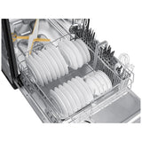 Samsung Bespoke DW80B7070US - DW80B7070US/AC Dishwasher, 24 inch Exterior Width, 42 dB Decibel Level, Fully Integrated, Stainless Interior, 7 Wash Cycles, 15 Capacity (Place Settings), 3 Loading Racks, Wifi Enabled, Stainless Steel colour StormWash+