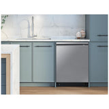 Samsung Bespoke DW80B7070US - DW80B7070US/AC Dishwasher, 24 inch Exterior Width, 42 dB Decibel Level, Fully Integrated, Stainless Interior, 7 Wash Cycles, 15 Capacity (Place Settings), 3 Loading Racks, Wifi Enabled, Stainless Steel colour StormWash+