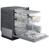 Samsung Bespoke DW80B7070US - DW80B7070US/AC Dishwasher, 24 inch Exterior Width, 42 dB Decibel Level, Fully Integrated, Stainless Interior, 7 Wash Cycles, 15 Capacity (Place Settings), 3 Loading Racks, Wifi Enabled, Stainless Steel colour StormWash+