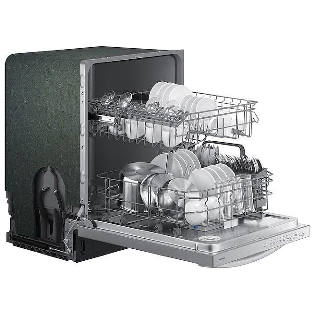 Samsung DW80CG4021SRAA Dishwasher, 24 inch Exterior Width, 53 dB Decibel Level, Fully Integrated, 4 Wash Cycles, 14 Capacity (Place Settings), Stainless Steel colour