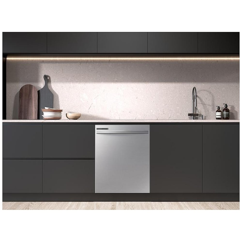 Samsung DW80CG4021SRAA Dishwasher, 24 inch Exterior Width, 53 dB Decibel Level, Fully Integrated, 4 Wash Cycles, 14 Capacity (Place Settings), Stainless Steel colour