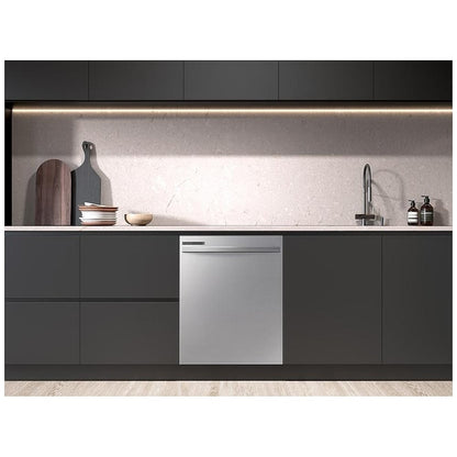 Samsung DW80CG4021SRAA Dishwasher, 24 inch Exterior Width, 53 dB Decibel Level, Fully Integrated, 4 Wash Cycles, 14 Capacity (Place Settings), Stainless Steel colour