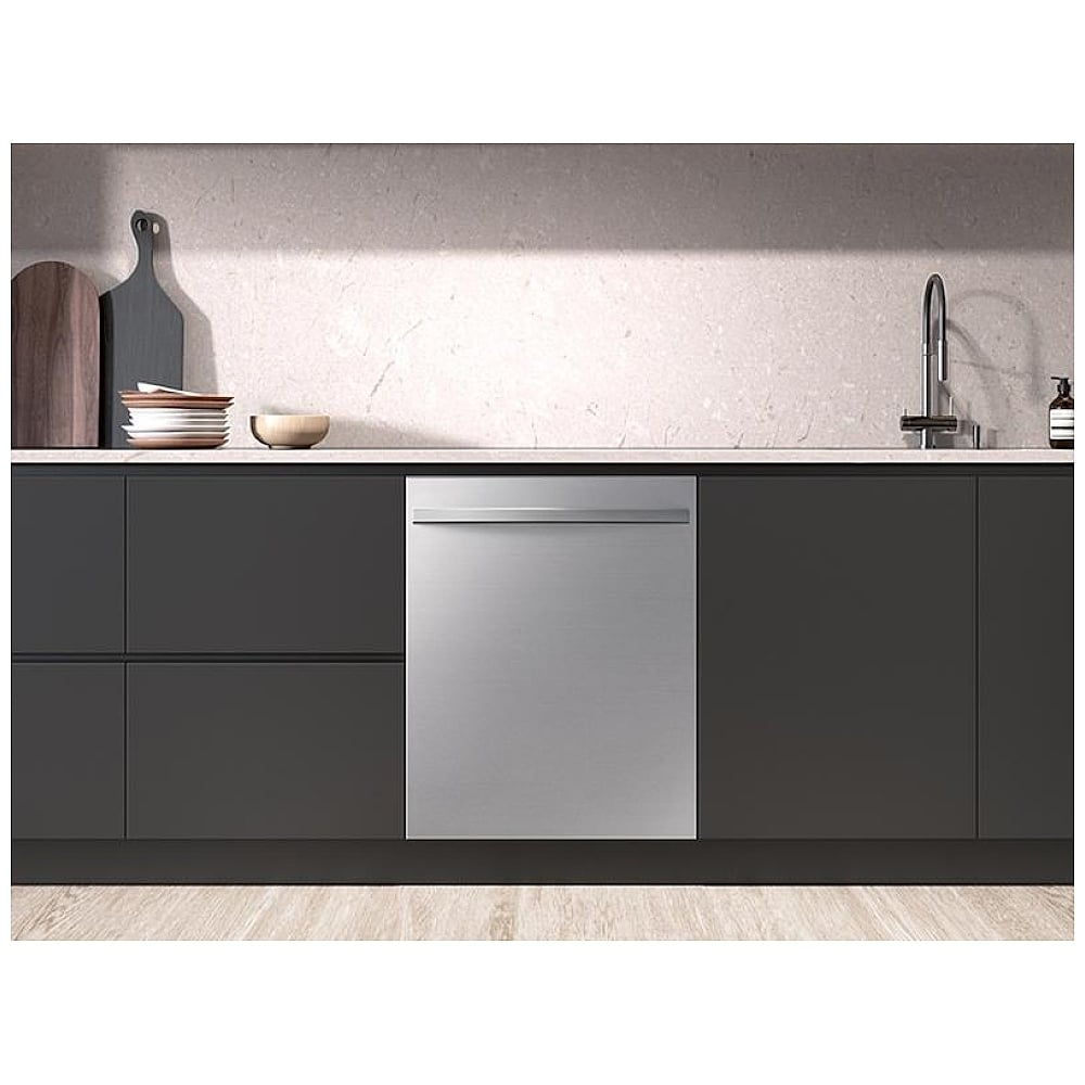 Samsung DW80CG4051SRAA Dishwasher, 24 inch Exterior Width, 51 dB Decibel Level, Fully Integrated, 4 Wash Cycles, 15 Capacity (Place Settings), Stainless Steel colour