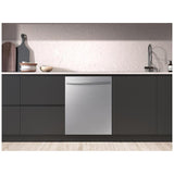 Samsung DW80CG4051SRAA Dishwasher, 24 inch Exterior Width, 51 dB Decibel Level, Fully Integrated, Plastic Interior, 4 Wash Cycles, 15 Capacity (Place Settings), 3 Loading Racks, Stainless Steel colour