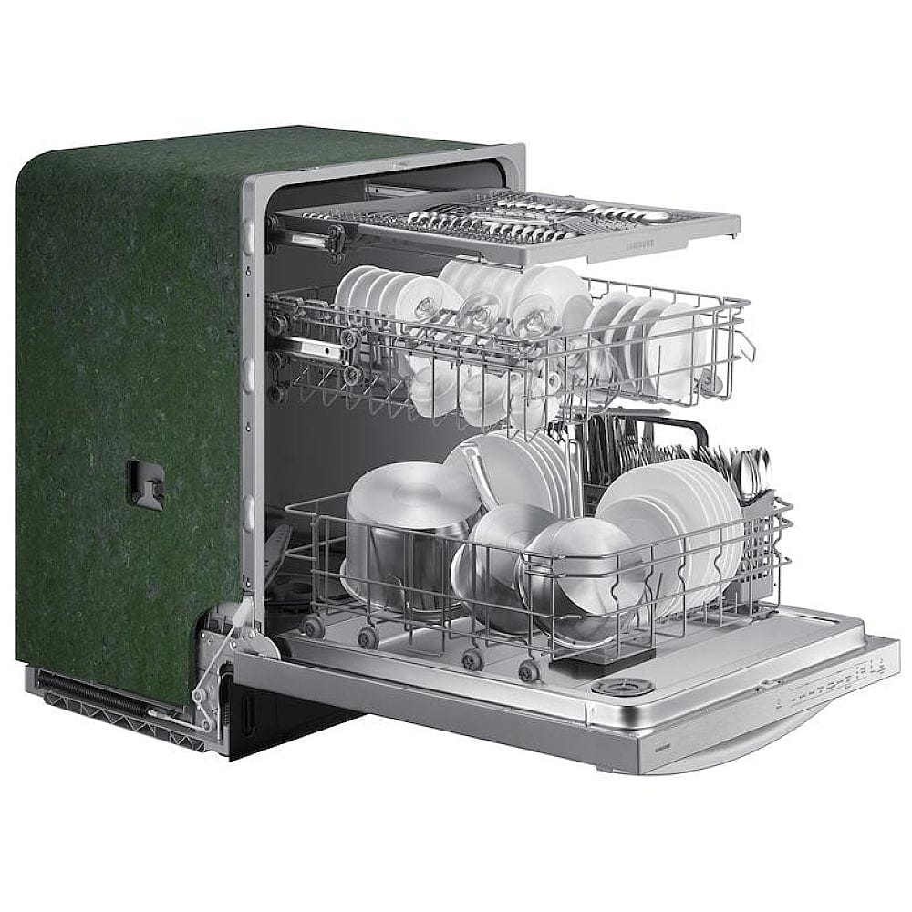 Samsung DW80CG4051SRAA Dishwasher, 24 inch Exterior Width, 51 dB Decibel Level, Fully Integrated, 4 Wash Cycles, 15 Capacity (Place Settings), Stainless Steel colour