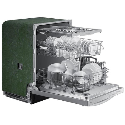 Samsung DW80CG4051SRAA Dishwasher, 24 inch Exterior Width, 51 dB Decibel Level, Fully Integrated, 4 Wash Cycles, 15 Capacity (Place Settings), Stainless Steel colour