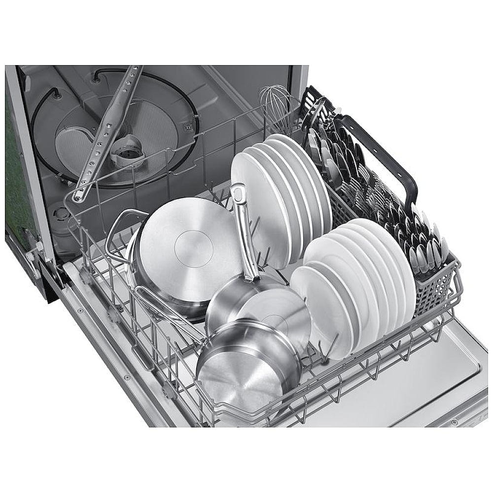 Samsung DW80CG4051SRAA Dishwasher, 24 inch Exterior Width, 51 dB Decibel Level, Fully Integrated, 4 Wash Cycles, 15 Capacity (Place Settings), Stainless Steel colour