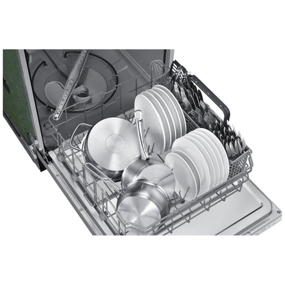 Samsung DW80CG4051SRAA Dishwasher, 24 inch Exterior Width, 51 dB Decibel Level, Fully Integrated, 4 Wash Cycles, 15 Capacity (Place Settings), Stainless Steel colour