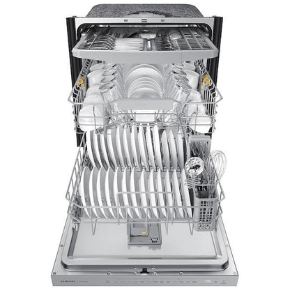 Samsung DW80CG5450SRAA Dishwasher, 24 inch Exterior Width, Fully Integrated, Stainless Steel (Interior), 7 Wash Cycles, 15 Capacity (Place Settings), Wifi Enabled, Stainless Steel colour