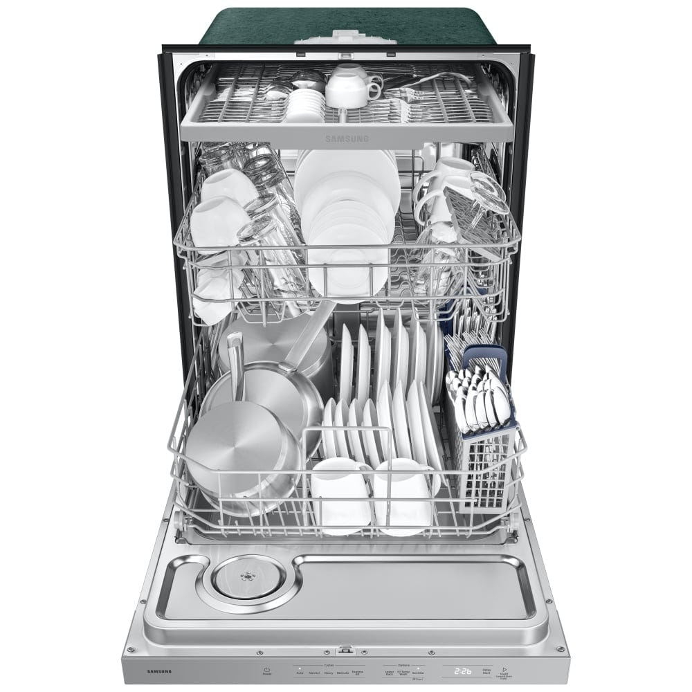 Samsung DW80DG5500SRAA Dishwasher, 24 inch Exterior Width, 48 dB Decibel Level, Fully Integrated, Stainless Steel (Interior), 5 Wash Cycles, 15 Capacity (Place Settings), Stainless Steel colour