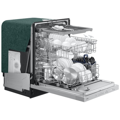 Samsung DW80DG5500SRAA Dishwasher, 24 inch Exterior Width, 48 dB Decibel Level, Fully Integrated, Stainless Steel (Interior), 5 Wash Cycles, 15 Capacity (Place Settings), Stainless Steel colour