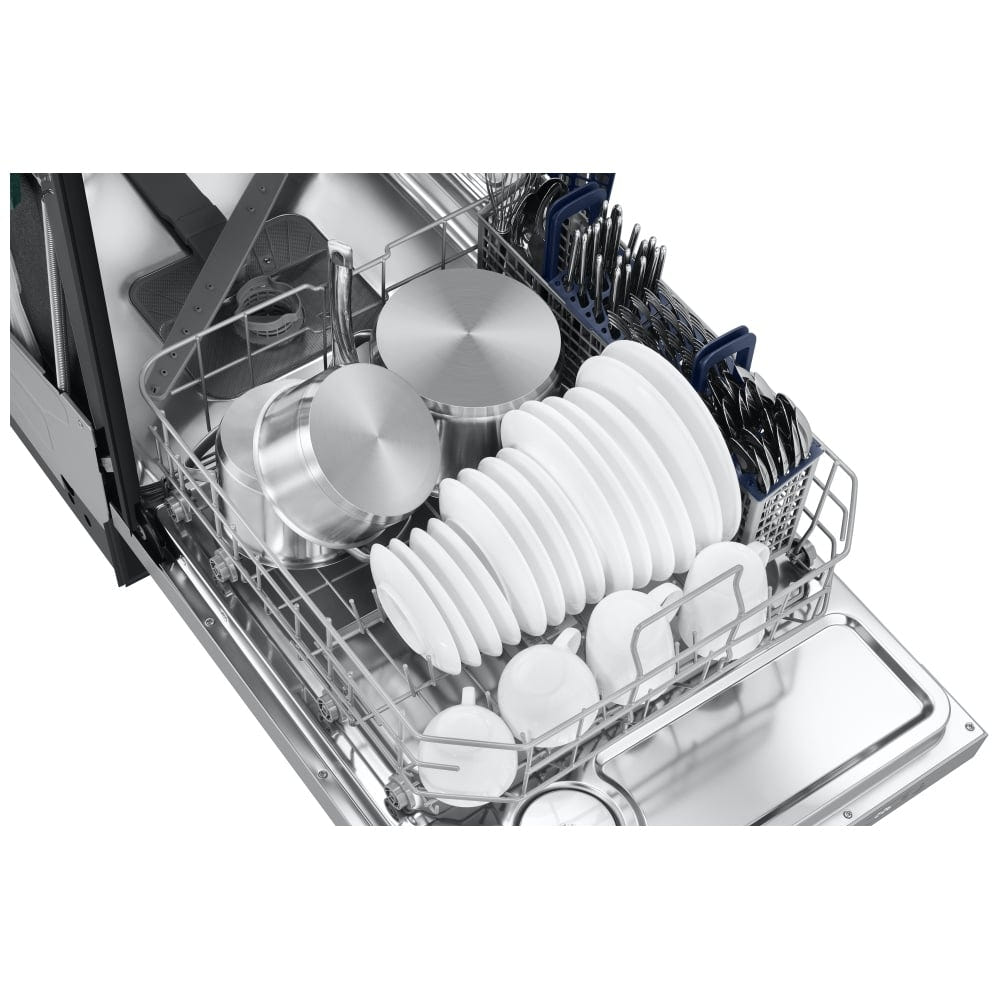 Samsung DW80DG5500SRAA Dishwasher, 24 inch Exterior Width, 48 dB Decibel Level, Fully Integrated, Stainless Steel (Interior), 5 Wash Cycles, 15 Capacity (Place Settings), Stainless Steel colour