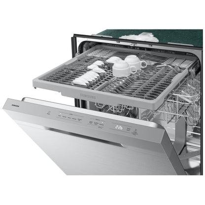 Samsung DW80DG5500SRAA Dishwasher, 24 inch Exterior Width, 48 dB Decibel Level, Fully Integrated, Stainless Steel (Interior), 5 Wash Cycles, 15 Capacity (Place Settings), Stainless Steel colour