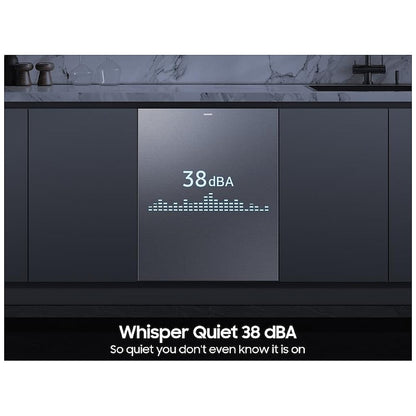 Samsung DW90F89P0USRAA Dishwasher, 24 inch Exterior Width, 38 dB Decibel Level, Fully Integrated, Stainless Steel (Interior), 10 Wash Cycles, 16 Capacity (Place Settings), Wifi Enabled, Stainless Steel colour