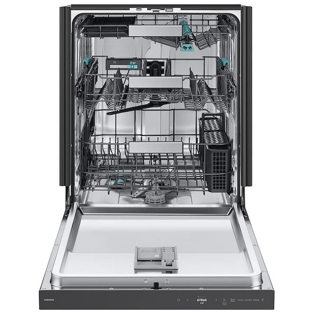 Samsung DW90F89P0USRAA Dishwasher, 24 inch Exterior Width, 38 dB Decibel Level, Fully Integrated, Stainless Steel (Interior), 10 Wash Cycles, 16 Capacity (Place Settings), Wifi Enabled, Stainless Steel colour