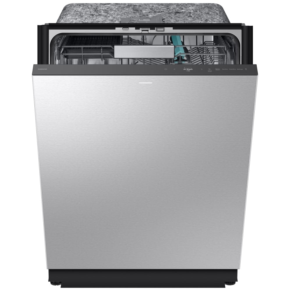 Samsung DW90F89P0USRAA Dishwasher, 24 inch Exterior Width, 38 dB Decibel Level, Fully Integrated, Stainless Steel (Interior), 10 Wash Cycles, 16 Capacity (Place Settings), Wifi Enabled, Stainless Steel colour