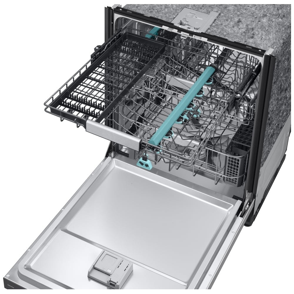 Samsung DW90F89P0USRAA Dishwasher, 24 inch Exterior Width, 38 dB Decibel Level, Fully Integrated, Stainless Steel (Interior), 10 Wash Cycles, 16 Capacity (Place Settings), Wifi Enabled, Stainless Steel colour