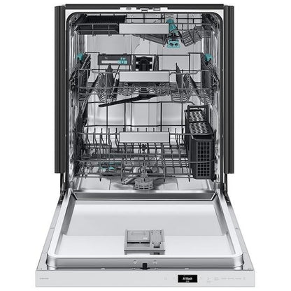 Samsung DW90F89T0U12AA Dishwasher, 24 inch Exterior Width, 38 dB Decibel Level, Fully Integrated, Stainless Steel (Interior), 10 Wash Cycles, 16 Capacity, WiFi Enabled, White colour