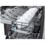 Samsung DW90F89T0UMTAA Dishwasher, 24 inch Exterior Width, 38 dB Decibel Level, Fully Integrated, Stainless Interior, 10 Wash Cycles, 16 Capacity (Place Settings), 3 Loading Racks, Wifi Enabled, Matt Black Steel colour