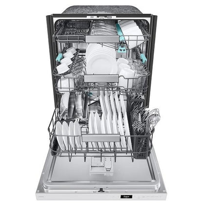 Samsung DW90F89T0U12AA Dishwasher, 24 inch Exterior Width, 38 dB Decibel Level, Fully Integrated, Stainless Steel (Interior), 10 Wash Cycles, 16 Capacity, WiFi Enabled, White colour